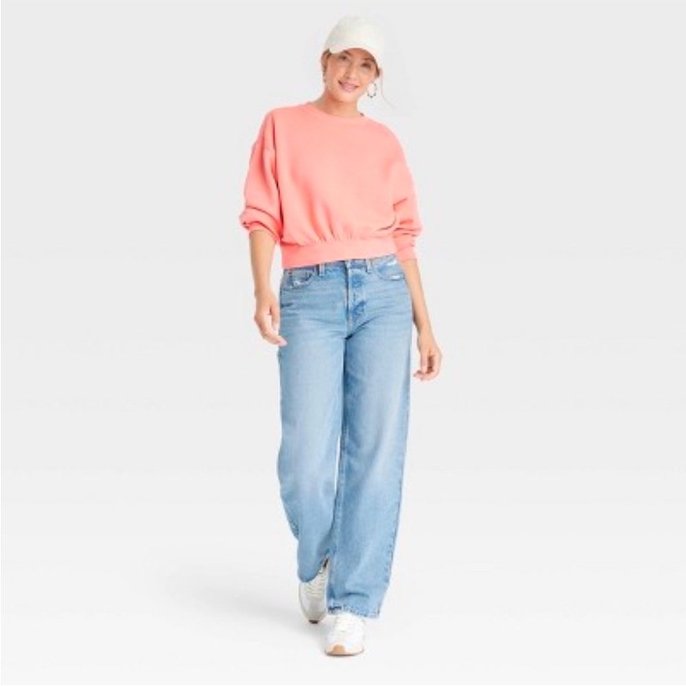 Universal Thread Women's Mid-Rise Baggy Jeans Classic 90's Vintage Straight